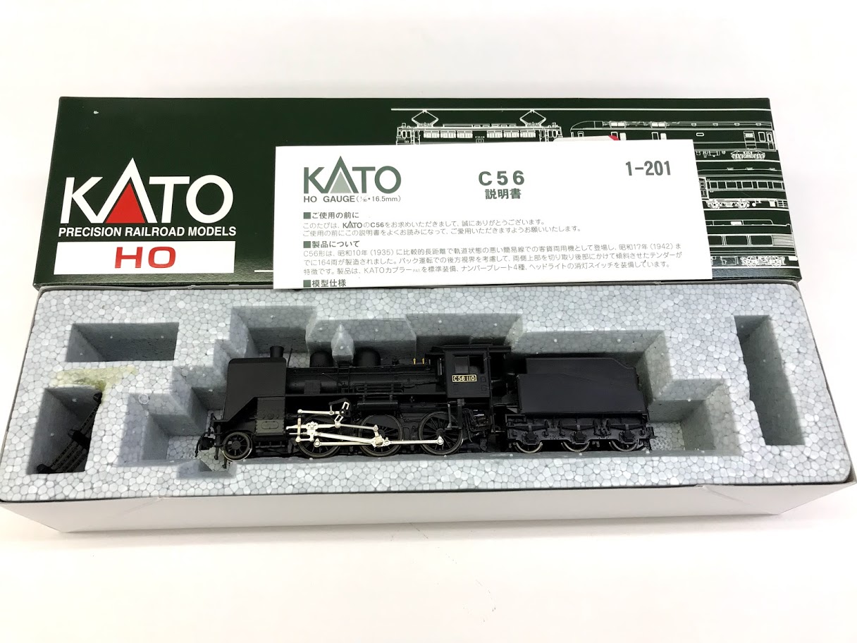 買取価格：5,000円 HOゲージ KATO C56 1-201 鉄道模型 蒸気機関車